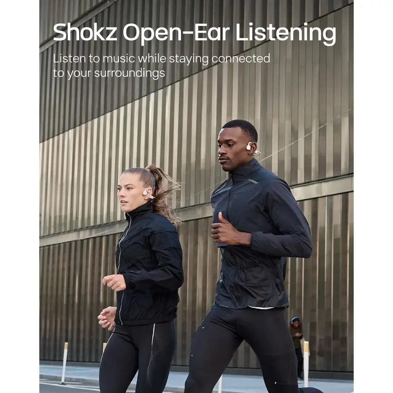 SHOKZ Openrun Pro 2 Bone Conduction Bluetooth Sport Headphones；Dualpitch Premium Sound；Open Ear Awareness; Smart Mic; IP55; 12H Battery; Running/Cycling/Hiking