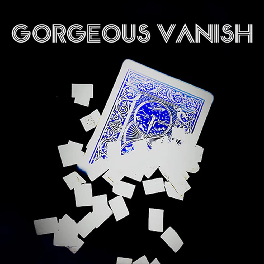 Gorgeous Vanish Magic Tricks Playing Card Vanishes to Snowflakes Appearing Card Change Magia Close up Street Illusions Gimmicks