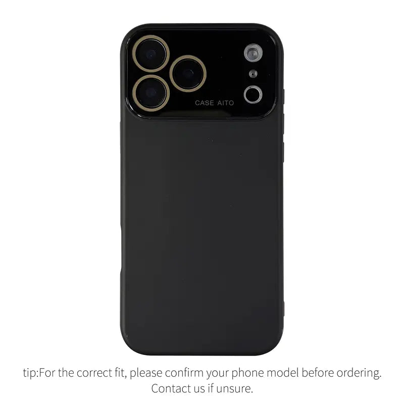 Burgundy High Quality Skin Feel Glass Lens Phone Case for Iphone 18 Pro Max 17 Air 17 Pro 17 16 15 14 13 12 Pro Max Shockproof Lens Protective Back Cover.Jn006