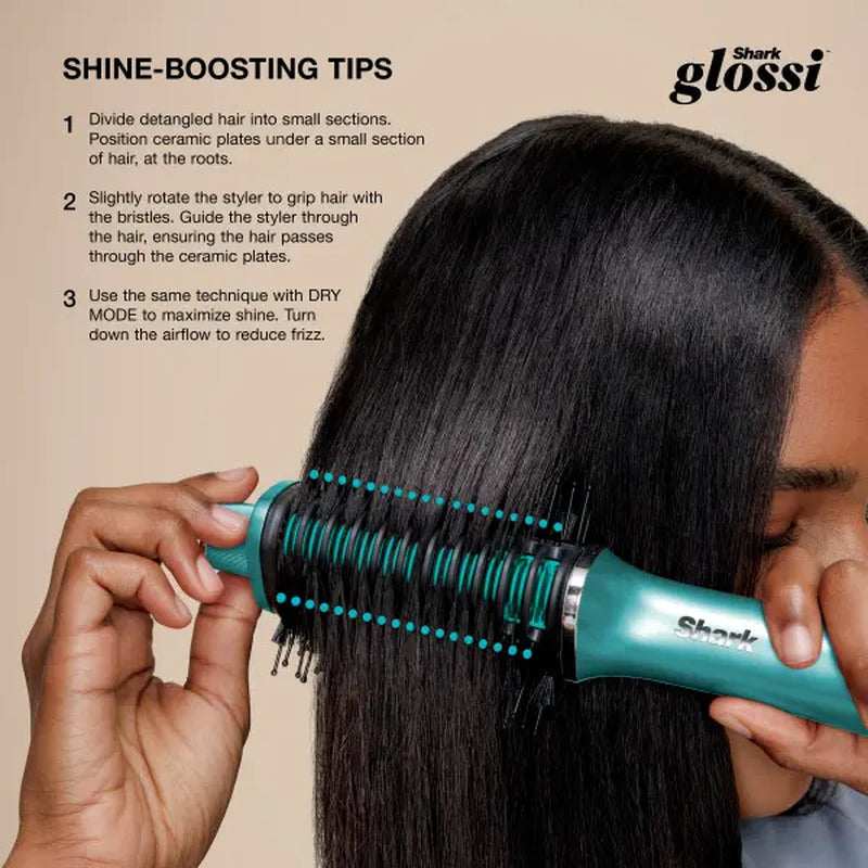 Shark Glossi Blow Dryer Brush - HT302