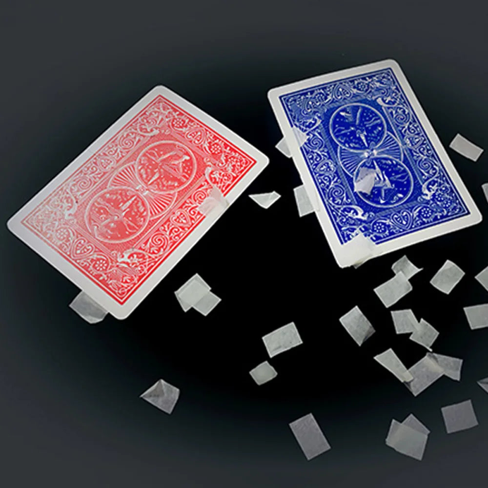 Gorgeous Vanish Magic Tricks Playing Card Vanishes to Snowflakes Appearing Card Change Magia Close up Street Illusions Gimmicks