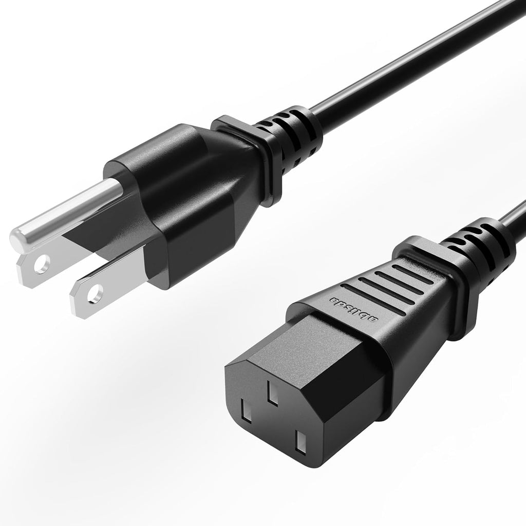 10FT 18 AWG Power Cable NEMA 5-15P to IEC320C13 Compatible with Computer