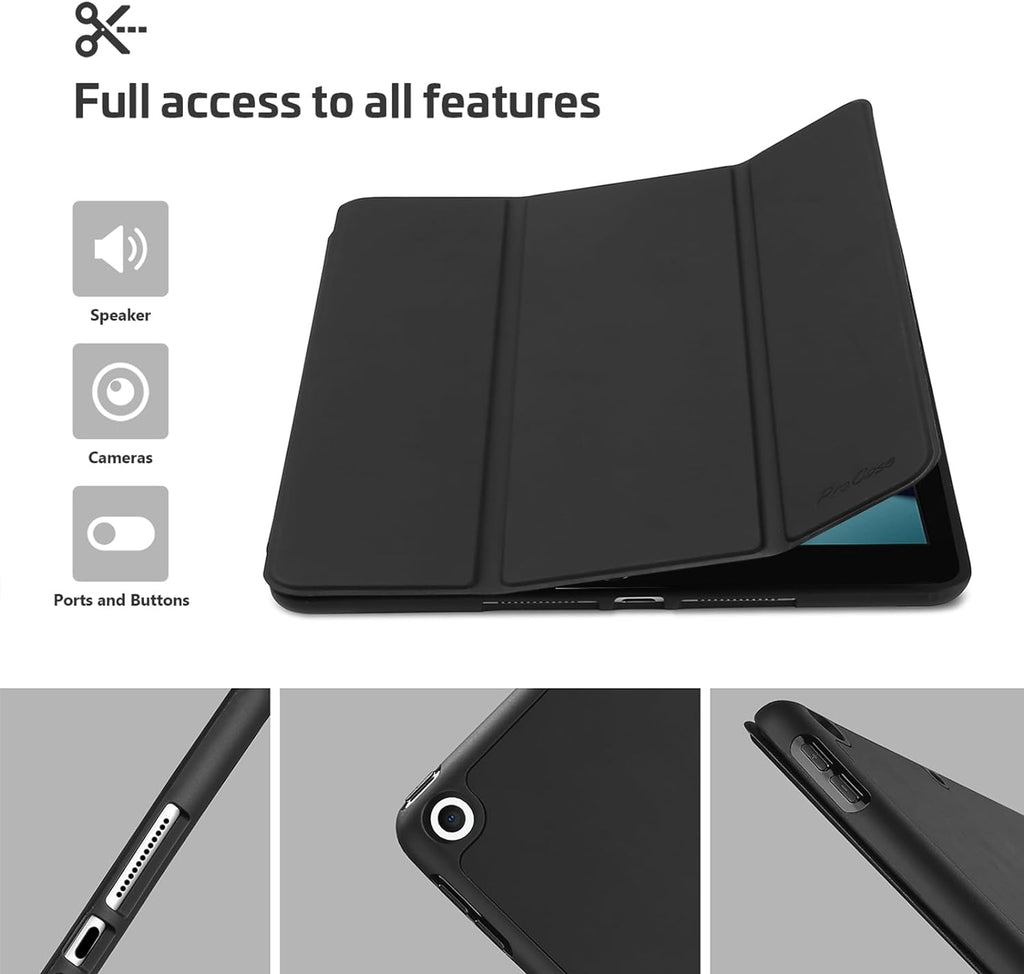 Smart Case for Ipad 10.2" 9Th/8Th/7Th Gen, Black